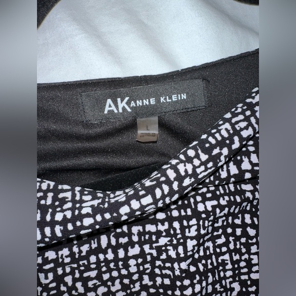 Anne Klein black and white shift dress size Large - Picture 4 of 7